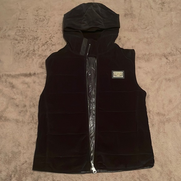 Dolce & Gabbana VIA SAN DAMIANO, 7 Black Reversible Vest - Picture 8 of 10